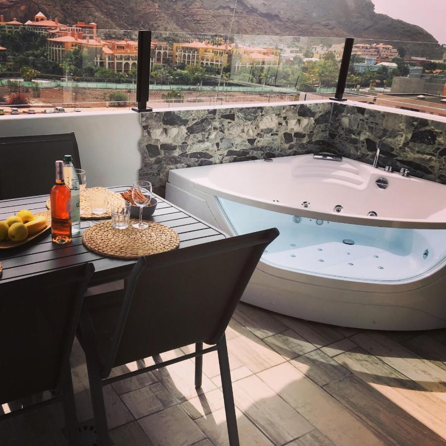 Ferienwohnung Harrys Atico Puerto De Mogan Exterior foto
